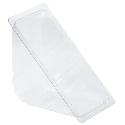 Siegelschalen>DUNIFORM Pappbox für Sandwichecken 181 x 96 x 85 mm Transparent ungeteilt