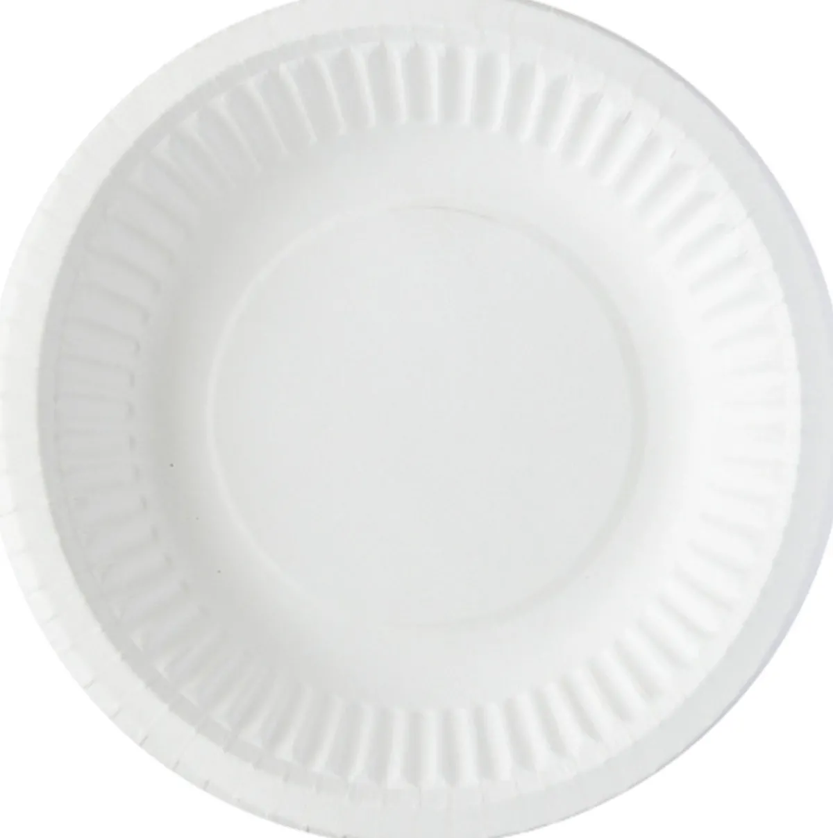 Pappteller- Und Schalen>DUNI Pappteller Ø 18 cm Weiß ungeteilt