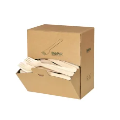 Holzbesteckspender>DUNI Petite Gabel Besteckspender 16 cm Natürlich