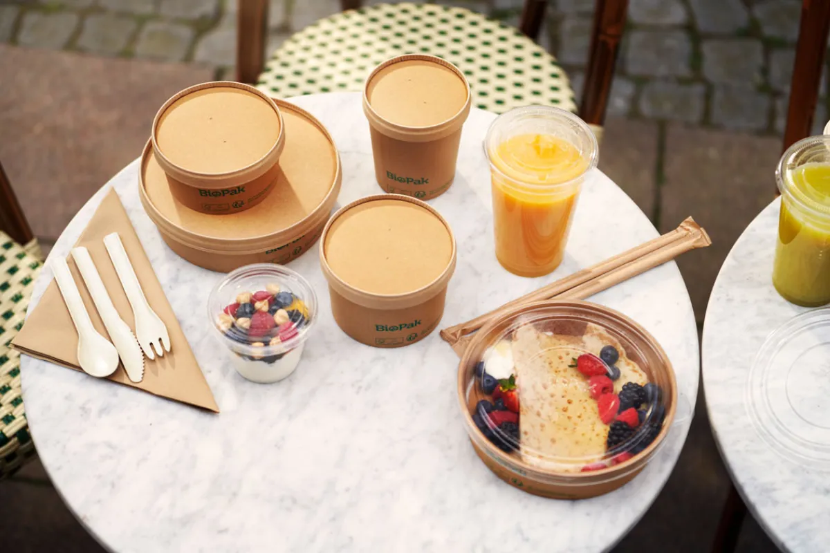 Papierbesteck>DUNI Pluma Löffel 15 cm Weiß