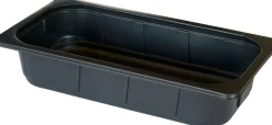 Siegelschalen>DUNIFORM PP-Schale 1/3 GN 325 x 176 x 65 mm Schwarz ungeteilt