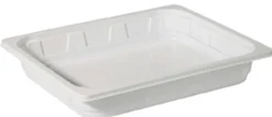 Siegelschalen>DUNIFORM PP-Schale 1/2 GN 325 x 265 x 50 mm Weiß ungeteilt