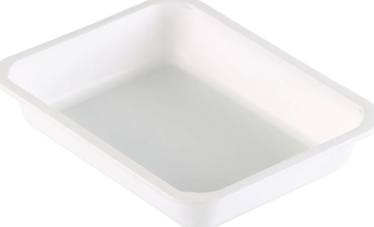 Siegelschalen>DUNIFORM PP-Schale Caterline 227 x 178 x 40 mm Weiß ungeteilt