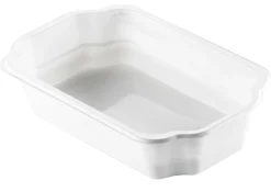 Siegelschalen>DUNIFORM PP-Schale Take-away 250 x 159 x 55 mm Weiß ungeteilt