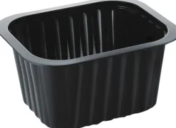 Siegelschalen>DUNIFORM PP-Schälchen 138 x 114 x 70 mm Schwarz ungeteilt