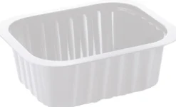 Siegelschalen>DUNIFORM PP-Schälchen 138 x 114 x 53 mm Weiß ungeteilt