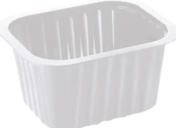 Siegelschalen>DUNIFORM PP-Schälchen 138 x 114 x 70 mm Weiß ungeteilt