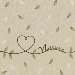 Servietten Im Lunchformat>PAPER + DESIGN Recycling-Tissue Serviette 33 x 33 cm Love of Nature 2-lagig