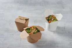 Schalen>DUNI Ronda Bowl Fold 750 ml Braun ungeteilt