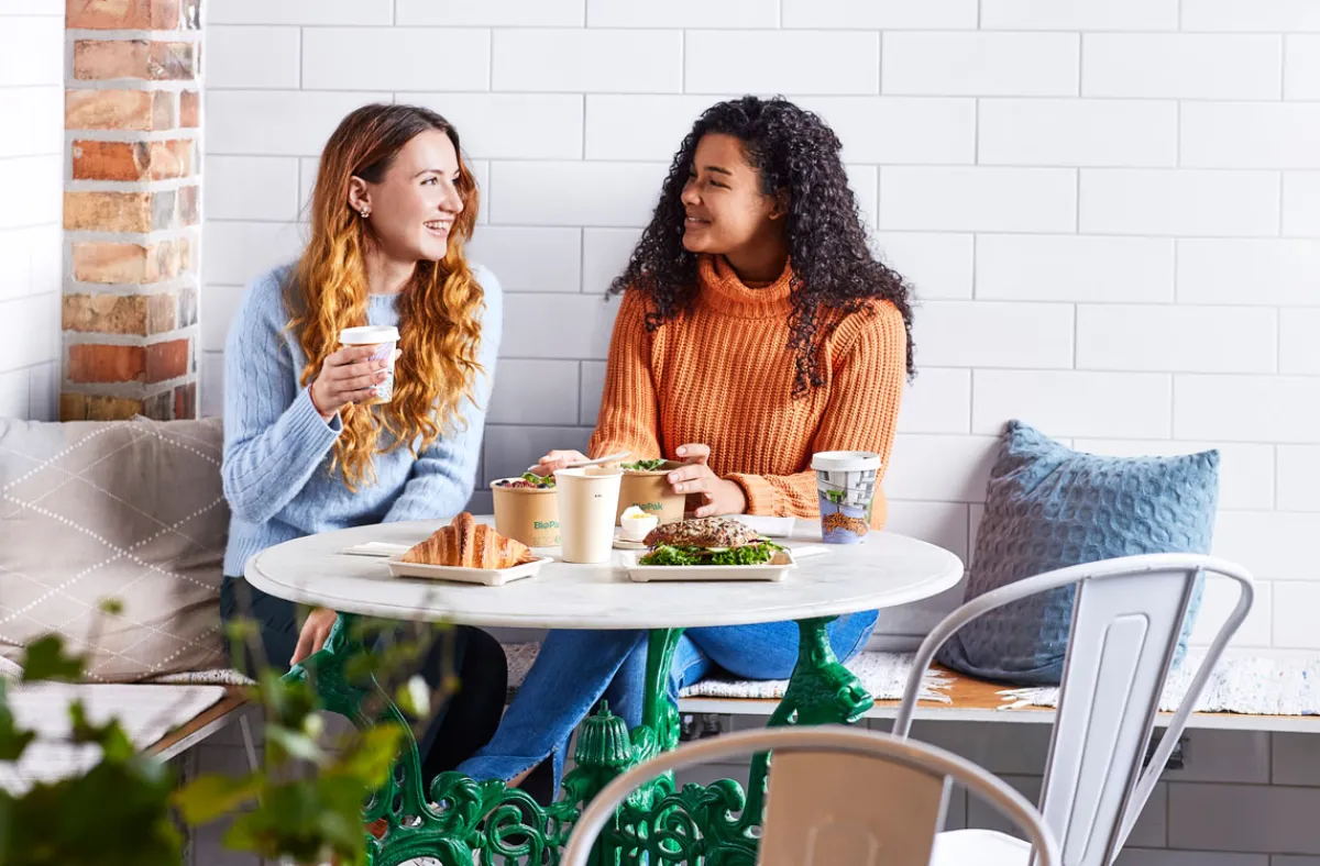 Schalen>DUNI Ronda Bowl Slim 550 ml Braun ungeteilt