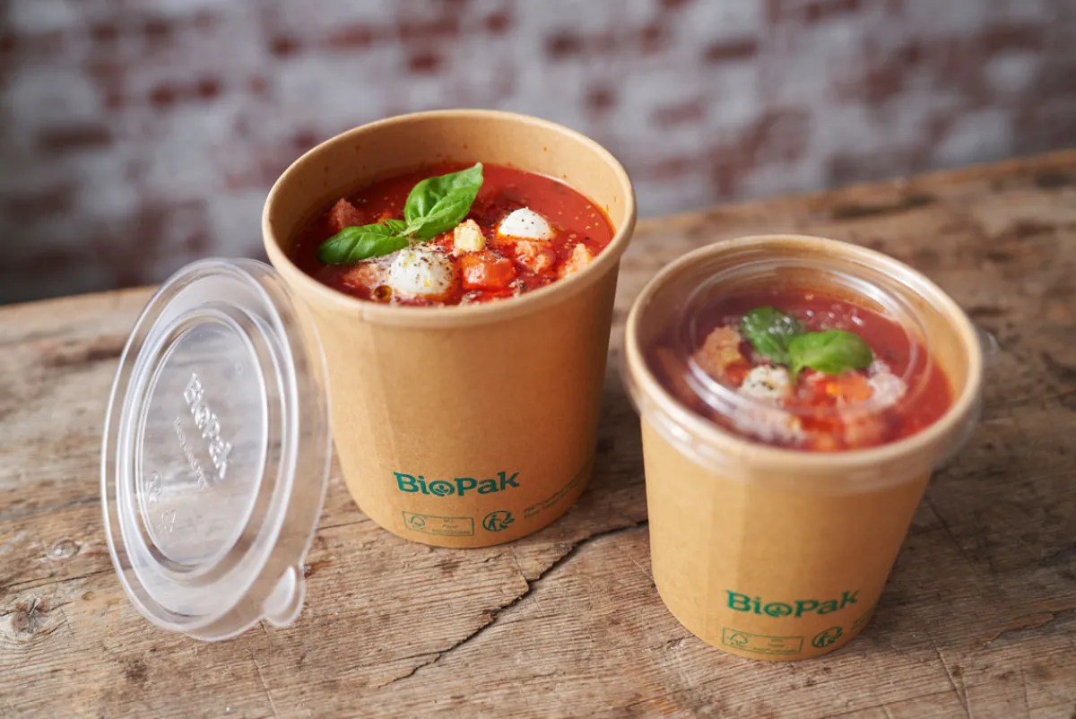 Schalen>DUNI Ronda Deckel Short 480 ml Transparent