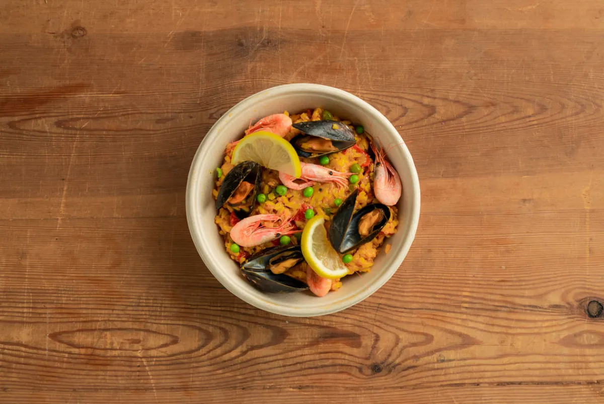 Schalen>DUNI Salatschale Bagasse 900 ml Braun ungeteilt