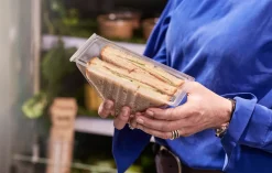 Boxen>DUNI Sandwichbox, doppelt 160 x 85 x 65 mm Transparent ungeteilt