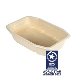 Siegelschalen>DUNIFORM Schale HMR 215 x 148 x 40 mm Braun ungeteilt