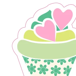 Servietten Im Lunchformat>PAPER + DESIGN Silhouettes Airlaid Serviette 33 cm Heart Cake