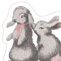 Servietten Im Lunchformat>PAPER + DESIGN Silhouettes Airlaid Serviette Bio Bunny friends