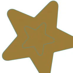 Servietten Im Lunchformat>PAPER + DESIGN Silhouettes Airlaid Serviette 33 x 33 cm Golden star decor