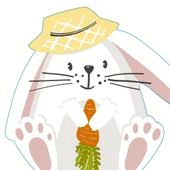 Servietten Im Lunchformat>PAPER + DESIGN Silhouettes Airlaid Serviette 33 cm Bunny with Hat