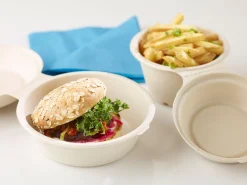 Boxen>DUNI Snackbox 750 ml Braun ungeteilt