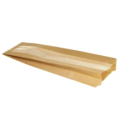 Take-Away-Taschen>DUNI Snack-Tüte Baguette 100 x 50 x 370 mm Braun
