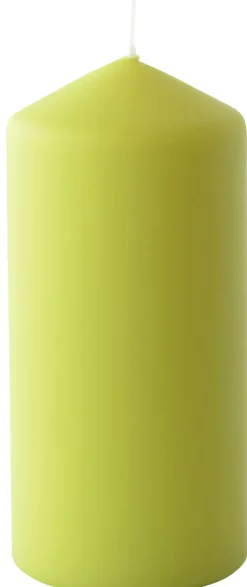 Stumpenkerzen>DUNI Stumpenkerze matt 150 x Ø 70 mm 50 Std. Kiwi