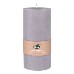 Stumpenkerzen>DUNI Stumpenkerzen 150 x Ø 70 mm 50 Std. Grau