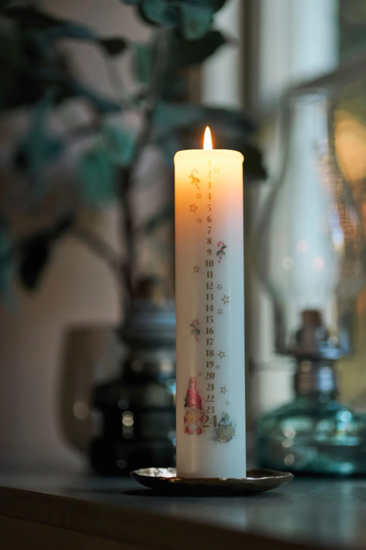 Stumpenkerzen>DUNI Stumpenkerzen 50 x 250mm 62 Std. Weiß