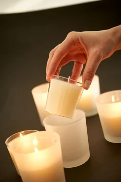 Teelichter & Nachfüllsets>DUNI Switch & Shine Nachfüller 65 x Ø 65 mm 30 Std. Cream