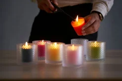 Teelichter & Nachfüllsets>DUNI Switch & Shine Nachfüller 65 x Ø 65 mm 30 Std. Mellow Rose