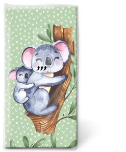 Kosmetiktücher>PAPER + DESIGN Taschentücher 21,5 x 22 cm Koalas