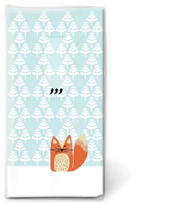Kosmetiktücher>PAPER + DESIGN Taschentücher 21,5 x 22 cm Lonely Fox