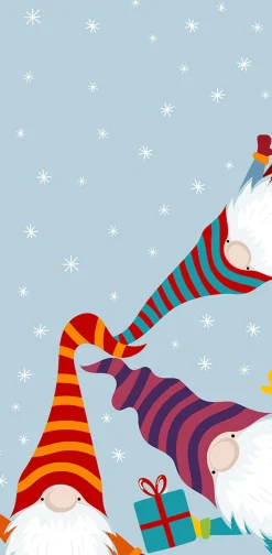 Kosmetiktücher>PAPER + DESIGN Taschentücher 21,5 x 22 cm Nordic Santas