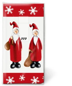 Kosmetiktücher>PAPER + DESIGN Taschentücher 21,5 x 22 cm Off To Work Red/White