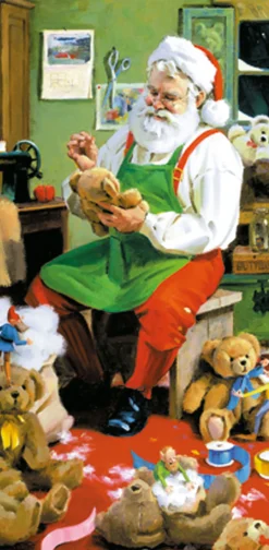 Kosmetiktücher>PAPER + DESIGN Taschentücher 21,5 x 22 cm Santa is busy