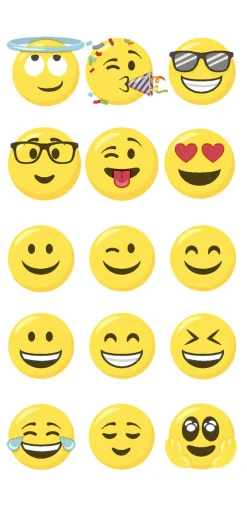 Kosmetiktücher>PAPER + DESIGN Taschentücher 21,5 x 22 cm Smileys