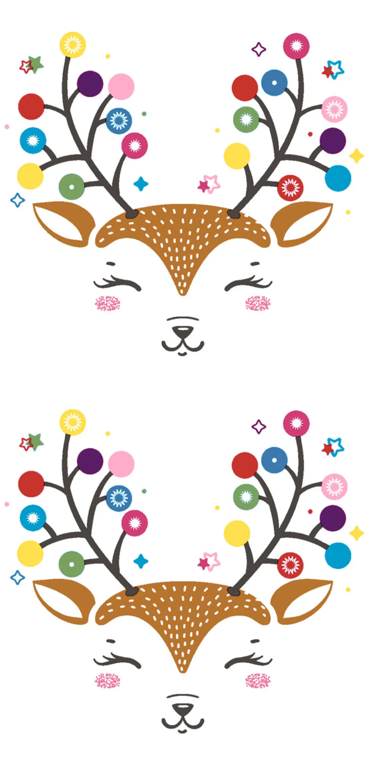 Kosmetiktücher>PAPER + DESIGN Taschentücker 21,5 x 22 cm Colourful Deer