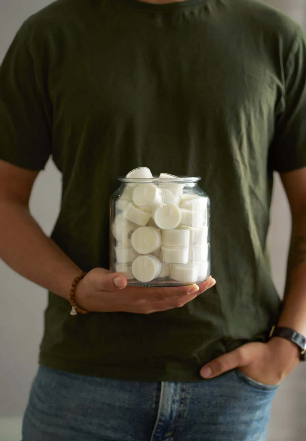 Teelichter & Nachfüllsets>DUNI Teelichte, 6 Std. Ø 39 mm 6 Std. Weiß