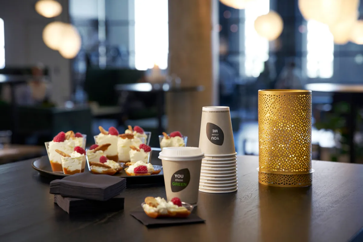 Pappbecher Und -Gläser>DUNI Thank You Becher 35 cl Mehrfarbig