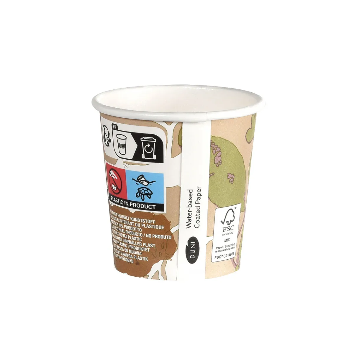 Pappbecher Und -Gläser>DUNI Thermobecher Eco 12 cl Mehrfarbig