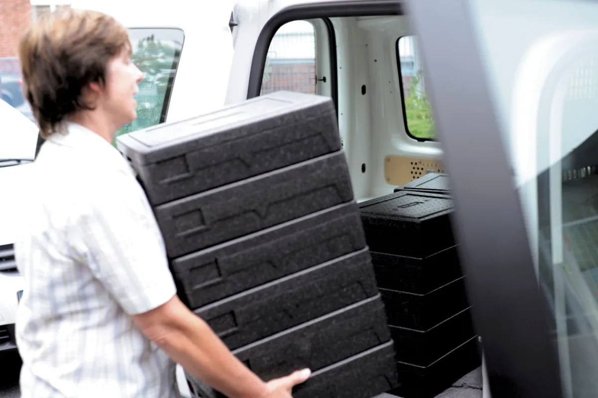 Transportlösungen>DUNIFORM Thermobox 400 x 325 x 110 mm Schwarz