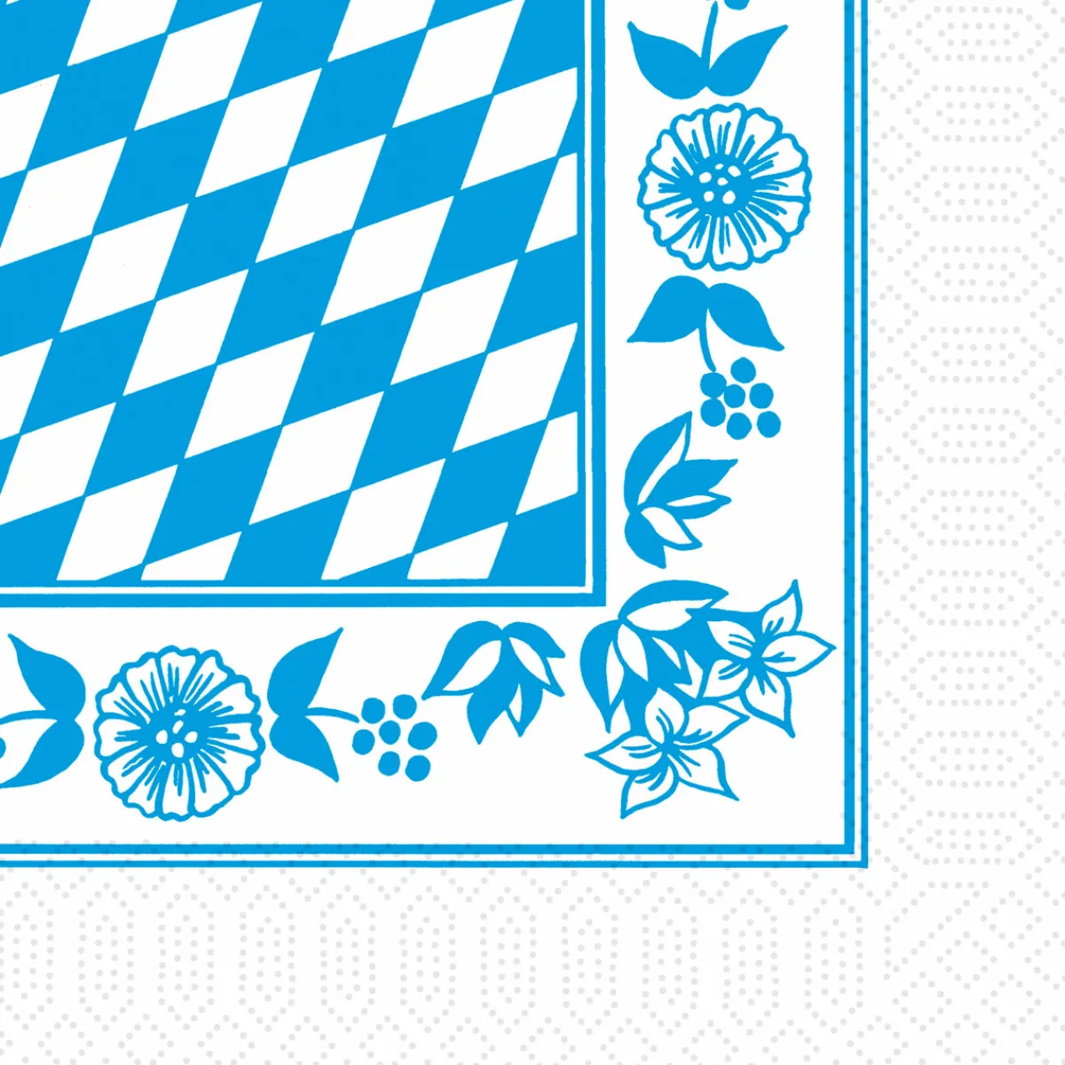 Servietten Im Lunchformat>DUNI Tissue-Serviette 33 x 33 cm Bayernraute 3-lagig