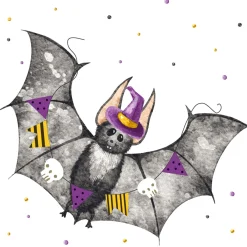 Servietten Im Lunchformat>PAPER + DESIGN Tissue-Serviette 33 x 33 cm Bat Halloween 3-lagig