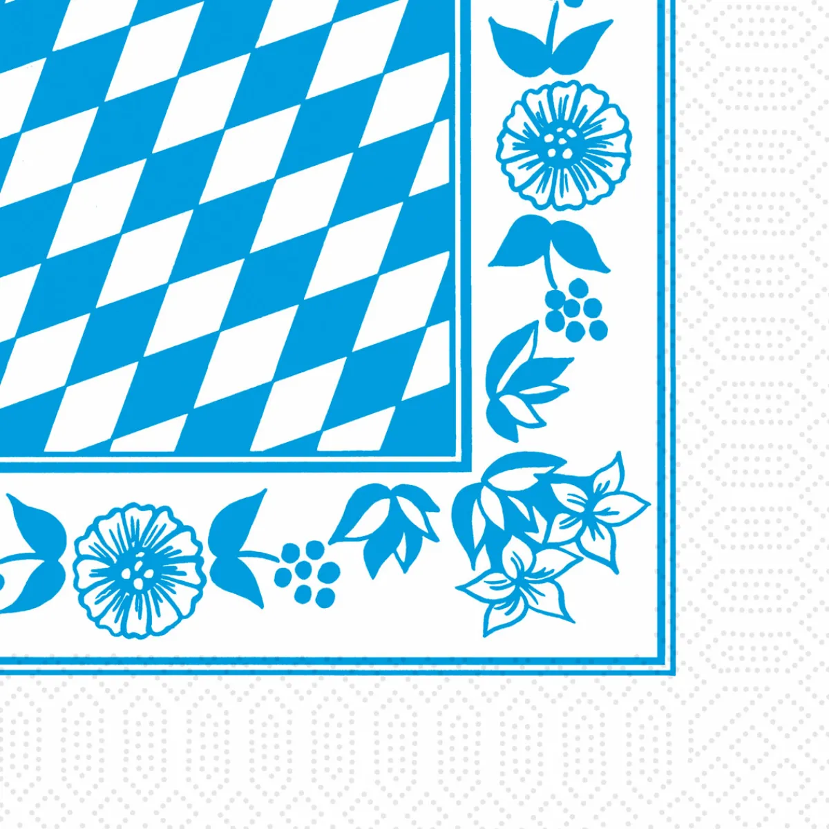 Servietten Im Lunchformat>DUNI Tissue-Serviette 33 x 33 cm Bayernraute 3-lagig