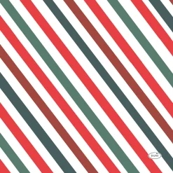 Servietten Im Lunchformat>DUNI Tissue-Serviette 33 x 33 cm BBQ Stripe 3-lagig