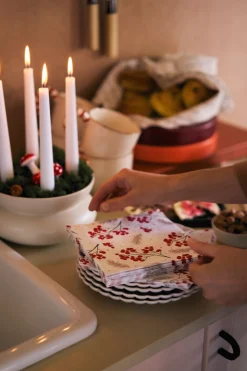 Servietten Im Lunchformat>DUNI Tissue-Serviette 33 x 33 cm Berrie Merrie 3-lagig