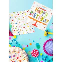 Servietten Im Lunchformat>PAPER + DESIGN Tissue-Serviette 33 x 33 cm Birthday Confetti 3-lagig