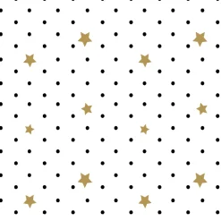 Servietten Im Lunchformat>PAPER + DESIGN Tissue-Serviette 33 x 33 cm Black Stars 3-lagig