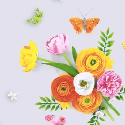 Servietten Im Lunchformat>PAPER + DESIGN Tissue-Serviette 33 x 33 cm Blossom joy 3-lagig