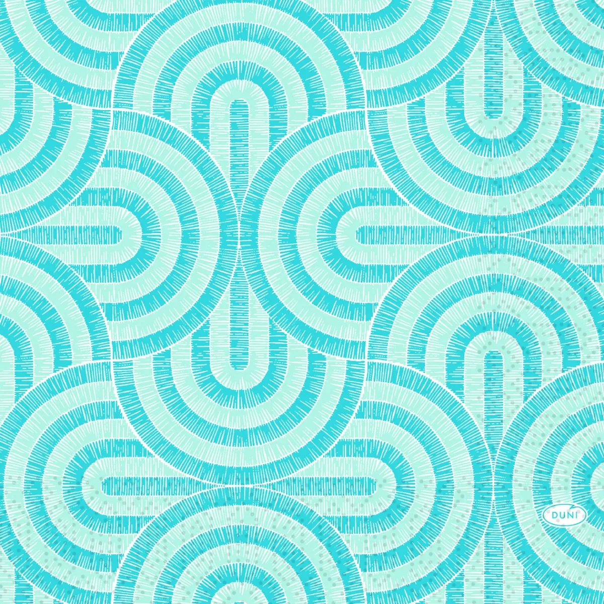 Servietten Im Lunchformat>DUNI Tissue-Serviette 33 x 33 cm Breeze Mint Blue 3-lagig