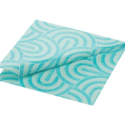Cocktailservietten>DUNI Tissue-Serviette 24 x 24 cm Breeze Mint Blue 3-lagig